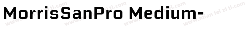 MorrisSanPro Medium字体转换